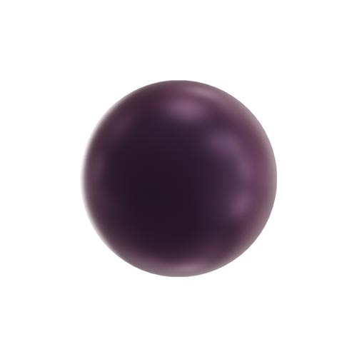 Swarovski Bead 5810 Crystal Pearl 6mm Elderberry 100pcs image