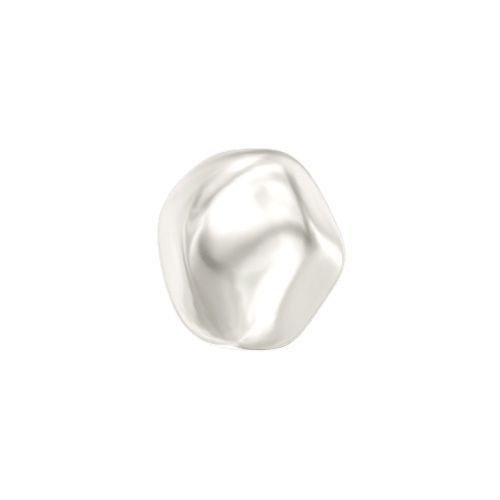 Swarovski Bead 5841 Crystal Pearl 8mm Baroque White 50pcs image