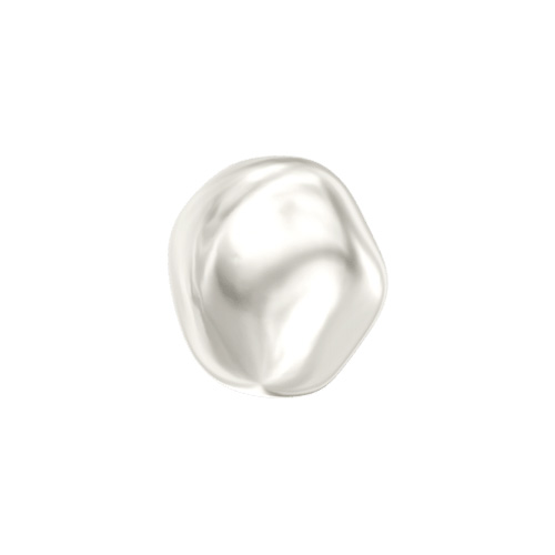 Swarovski Bead 5841 Crystal Pearl 12mm Baroque White 100pcs image