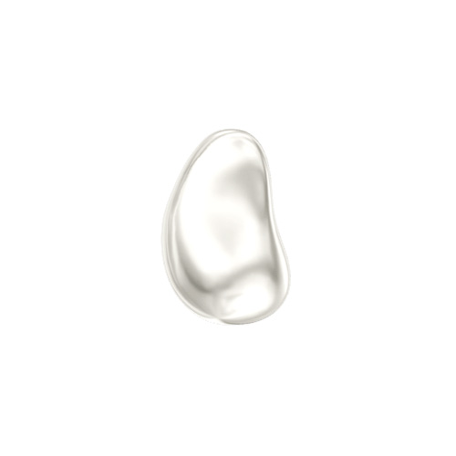 Swarovski Bead 5843 Crystal Pearl 12mm Baroque Drop White 250pcs image