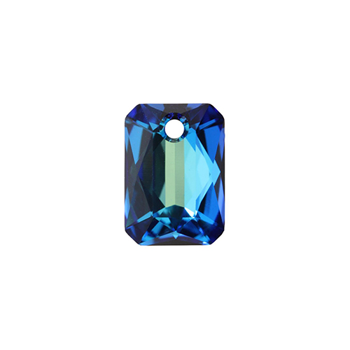 Swarovski Pendant 6435 Emerald Cut 16mm Crystal Bermuda Blue P 24pcs image