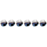 Preciosa Czech Crystal Round Bead Simple 5mm 32pcs 451 19 602 Blue Flare Halfcoat image