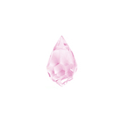 Preciosa Czech Crystal Drop Pendant  6x10mm 18pcs 451 51 681 Pink Sapphire image