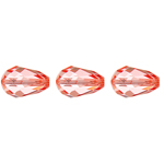 Preciosa Czech Crystal Pear Bead 10.5x7mm 36pcs 451 55 001 Sweet orange image