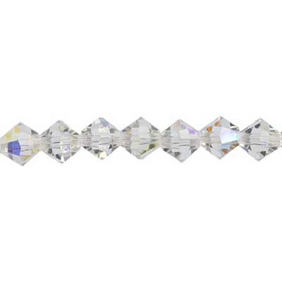 Preciosa Czech Crystal Bead Rondell 4mm 720pcs 451 69 302 Crystal AB image