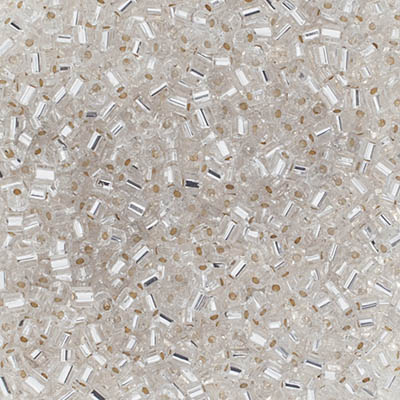 Czech Seed Beads apx 24g Vial 2/0 Cut Crystal S/L image