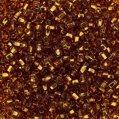 Czech Seed Beads apx 24g Vial 8/0 Gold S/L image