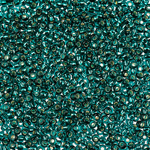 Czech Seed Beads apx 24g Vial 11/0 Transparent Light Green S/L image