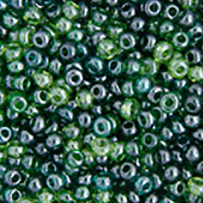 CZECH SEEDBEAD APPROX 22g VIAL 2/0 SEAGREEN LUSTERED MIX image