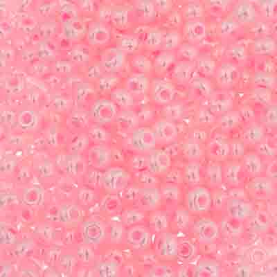 CZECH SEEDBEAD APPROX 22g VIAL 6/0 OPAQUE DYED PALE PINK image