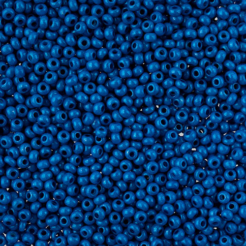 Czech Seed Bead apx 22g Vial 10/0 Terra Intensive Blue image