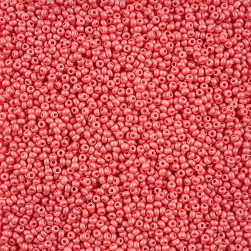 Czech Seed Beads 10/0 PermaLux Dyed Chalk Pink image