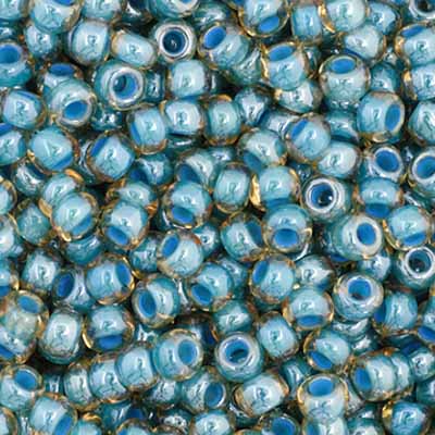 Czech Seed Bead 11/0 Vial Crystal C/L Light Blue apx23g image
