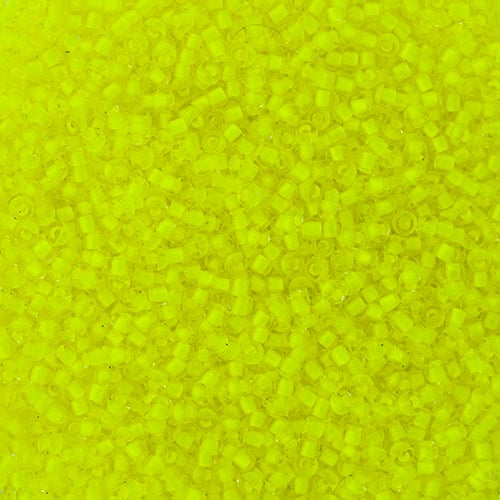 Czech Seed Beads 11/0 Crystal C/L Neon Yellow image