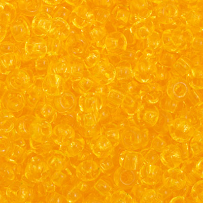 Czech Seed Bead 11/0 Vial Transparent Yellow apx23g image