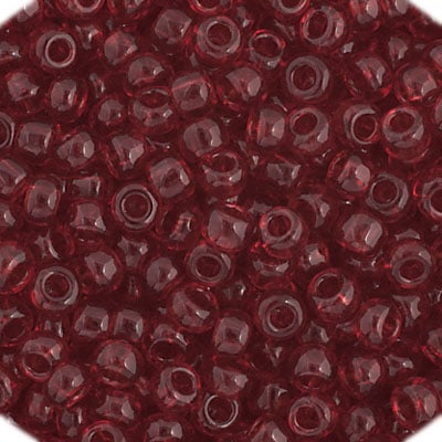 Czech Seed Bead 11/0 Transparent Red image