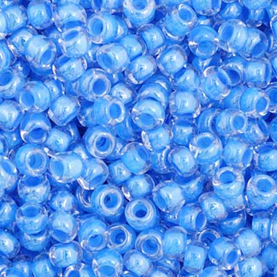 Czech Seed Bead 11/0 Vial C/L Blue apx23g image