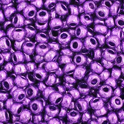 Czech Seed Bead 11/0 Vial Metallic Purple apx23g image