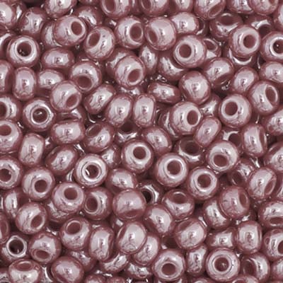 Czech Seed Bead 11/0 Opaque Red Luster image