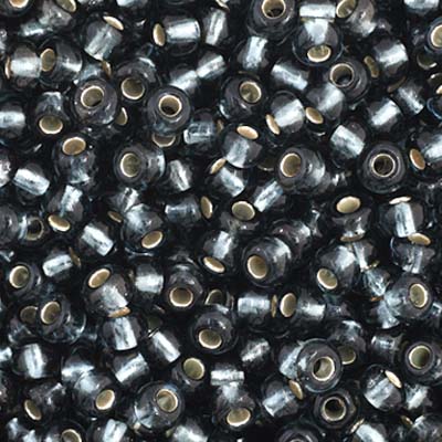 Czech Seed Bead 11/0 Vial S/L Grey apx23g image