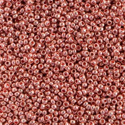 Czech Seed Bead 11/0 Metallic Pink SOLGEL image