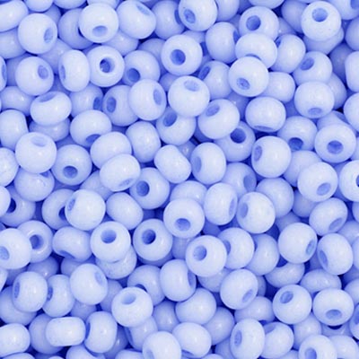 Czech Seed Bead 11/0 Vial Dyed Chalk Light Violet Solgel apx24g image