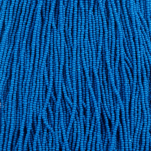 Czech Seed Bead 11/0 Terra Intensive Blue Strung image