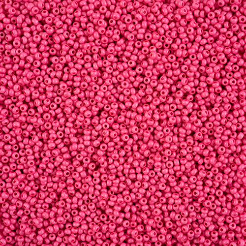 Czech Seed Beads 11/0 Terra Intensive Rose Matt image