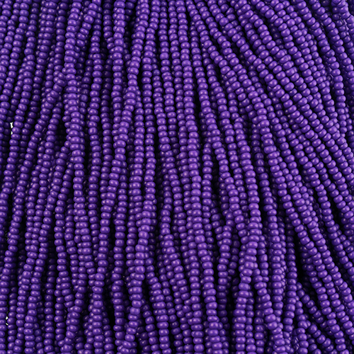 Czech Seed Beads 11/0 Terra Intensive Purple Matt Strung image