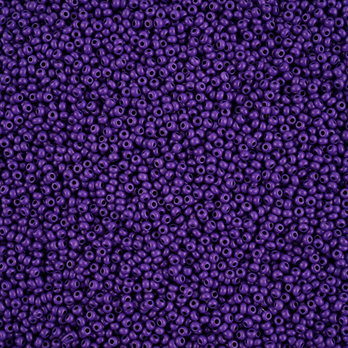 Czech Seed Bead 11/0 Vial Terra Intensive Purple Matt apx23g image