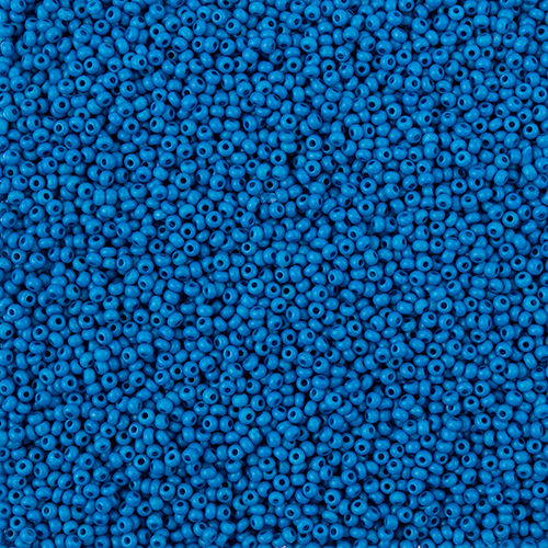 Czech Seed Beads 11/0 Terra Intensive Blue Matt image