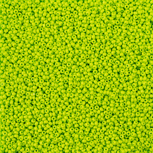 Czech Seed Beads 11/0 Terra Intensive Light Green Matt image