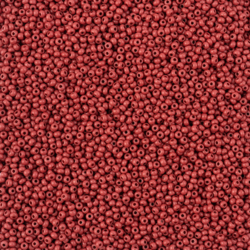 Czech Seed Beads 11/0 Terra Intensive Brown Matt image