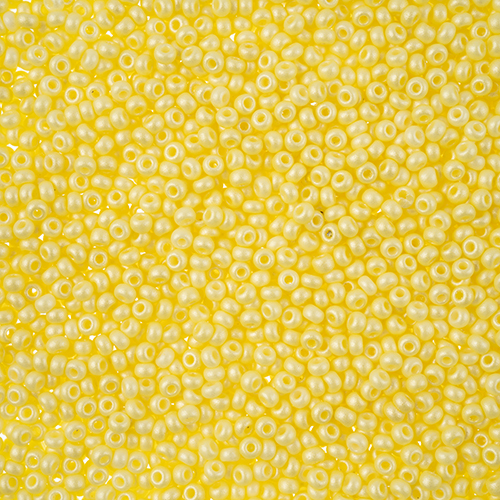 Czech Seed Beads 11/0 PermaLux Dyed Chalk Light Yellow image