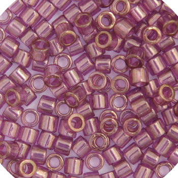 Delica 11/0 RD Amethyst Gold Luster image