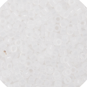 Miyuki Delica 11/0 50g Bag White Transparent Opal image