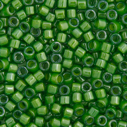 Miyuki Delica 11/0 250g Bag Green Lime Lined-Dyed image