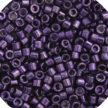 Miyuki Delica 11/0 50g Bag Dark Purple Opaque Nickel Plated image