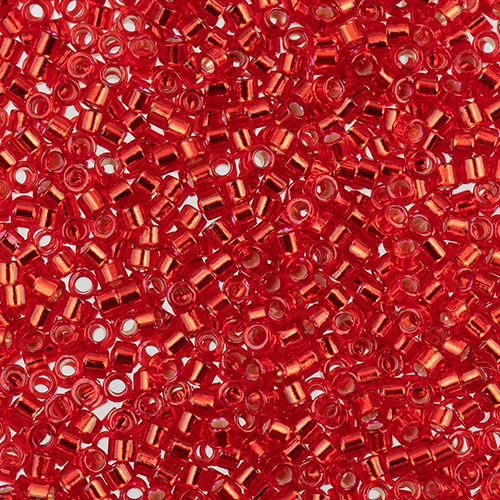 Miyuki Delica 11/0 250g Bag Red S/L Dyed image