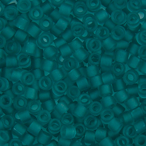 Miyuki Delica 11/0 5.2g Vial Teal Caribbean Transparent Matte image