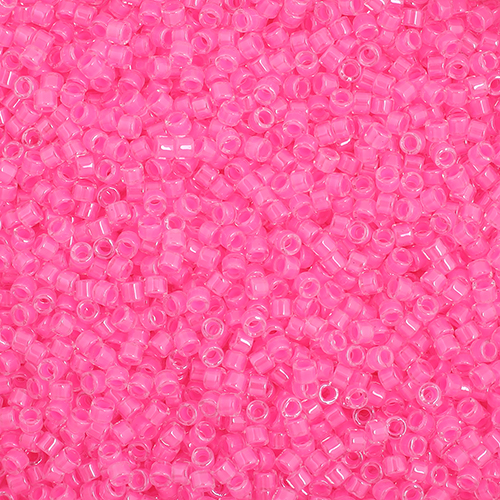 Miyuki Delica 11/0 250g Bag Light Pink Luminous Neon Color image