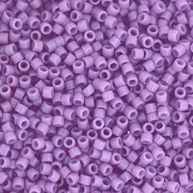 Miyuki Delica 11/0 50g Bag Duracoat Opaque Dyed Lilac image