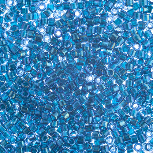 Miyuki Delica 11/0 50g Bag Fancy Lined Blue Zircon image