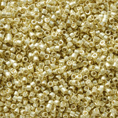 Miyuki Delica 11/0 50g Bag Duracoat Galvanized Light Gold image
