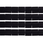 Miyuki TILA Bead 5x5mm 2 Hole Black Opaque Matte image