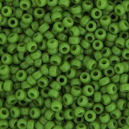 Miyuki Seed Bead 6/0 Green Pea Opaque image