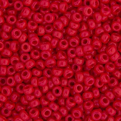 Miyuki Seed Bead 8/0 Red Opaque image