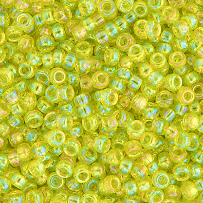Miyuki Seed Bead 11/0 apx.22g Chartreuse Transparent AB image