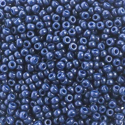 Miyuki Seed Bead 11/0 Navy Blue Dyed Duracoat image