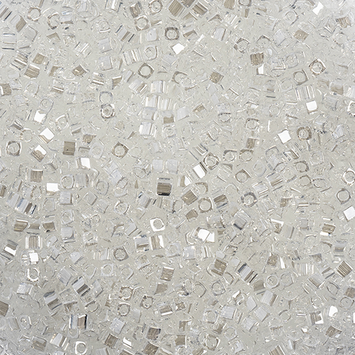 Miyuki Square/Cube Beads 1.8mm Crystal Luster image